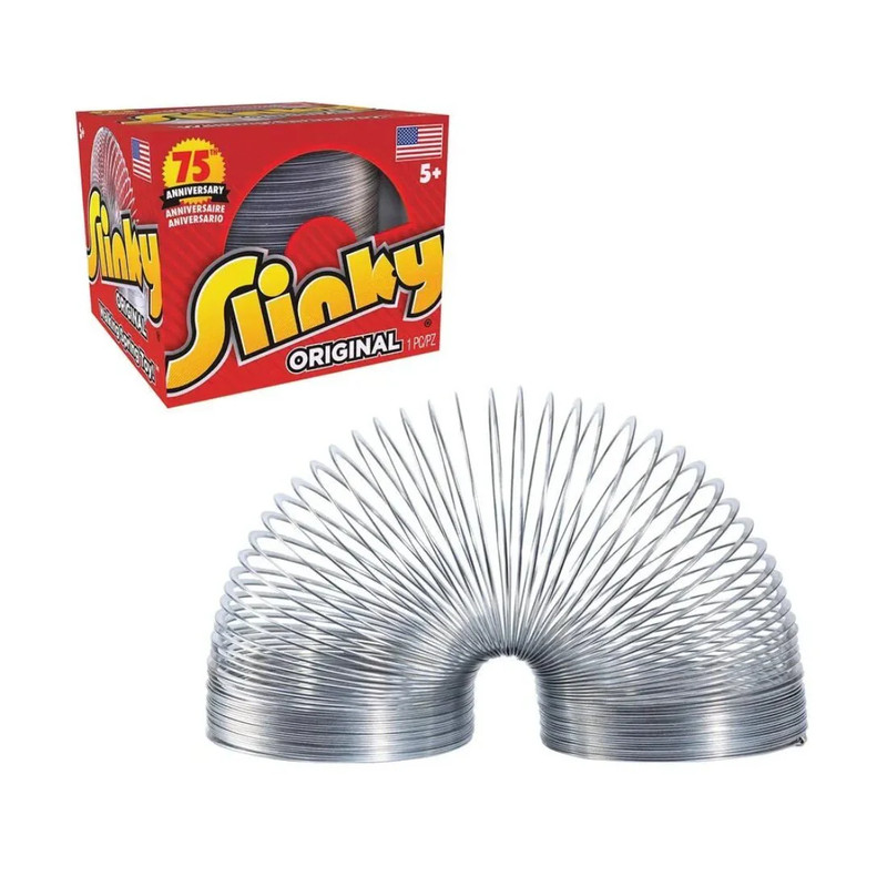 The Original Slinky Walking Spring Toy, Metal Slinky - لعبة